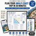 Amalfi Coast Travel System Complete Trip Planner with Itinerary, Maps and Budget Guide