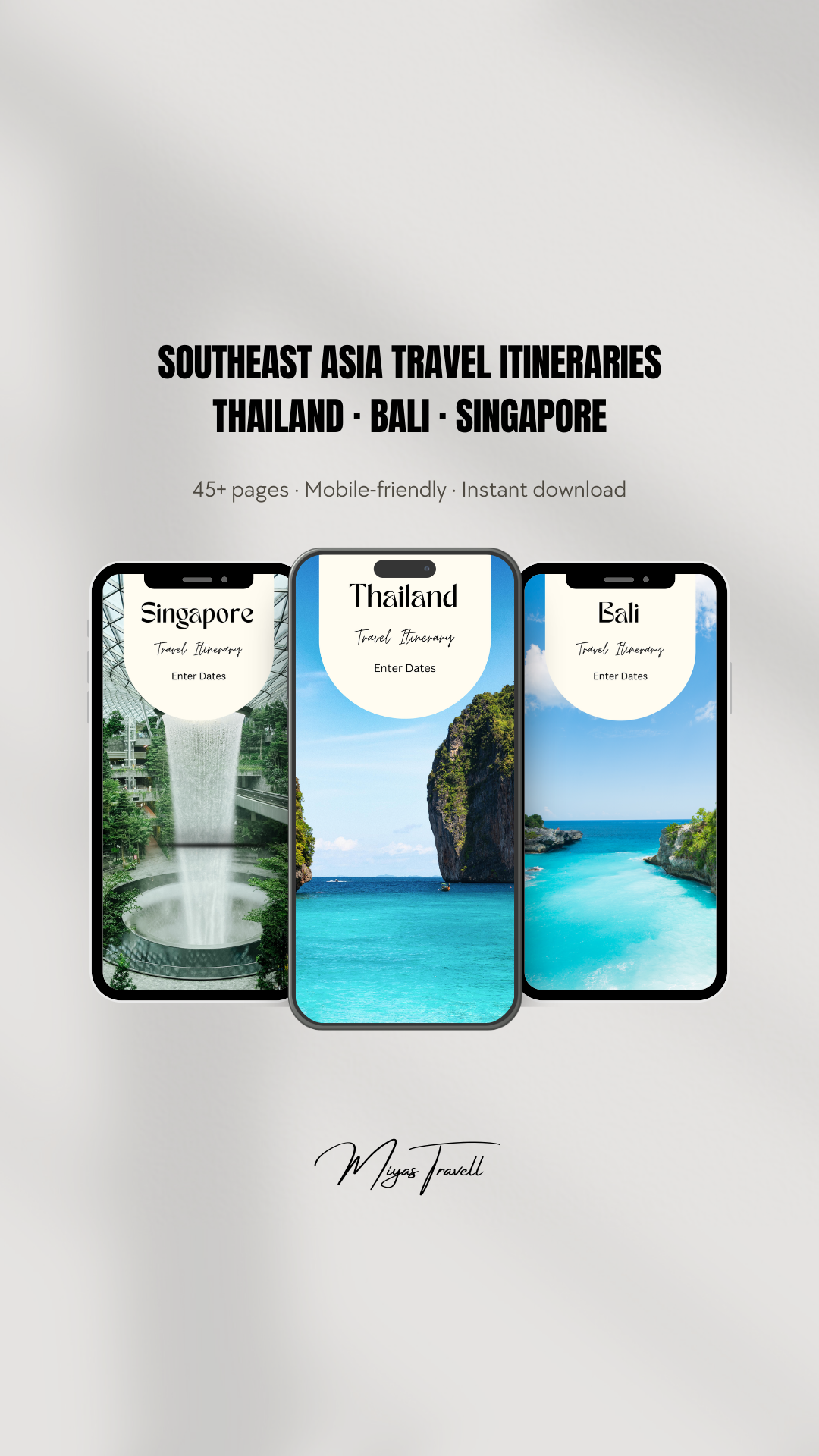 Southeast Asia Travel Itinerary Bundle