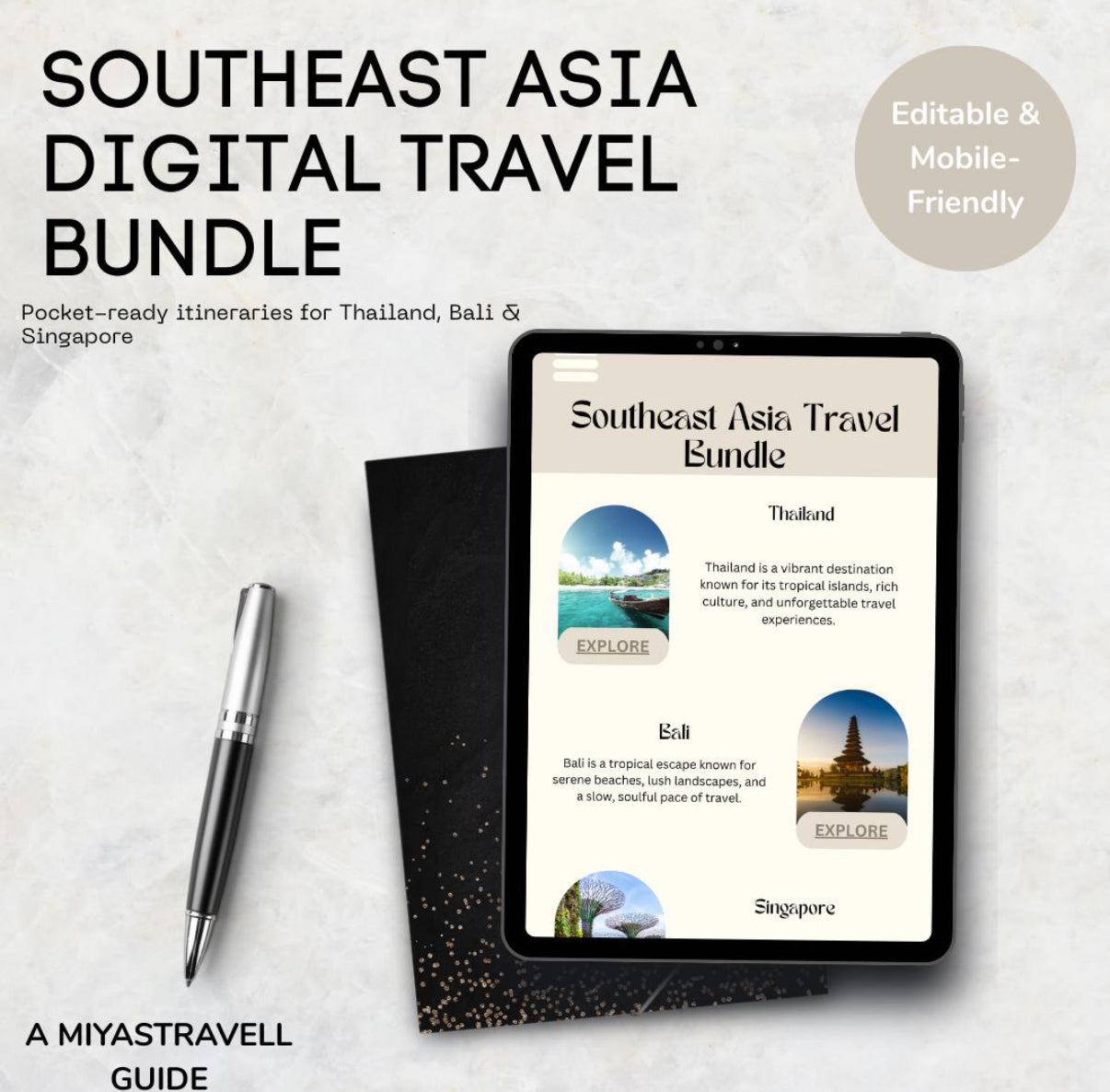 Southeast Asia Travel Itinerary Bundle