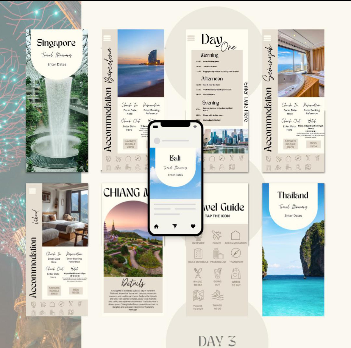 Southeast Asia Travel Itinerary Bundle