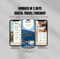 3 Day Monaco Digital Travel Itinerary