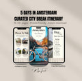 5 Day Amsterdam Digital Travel Itinerary