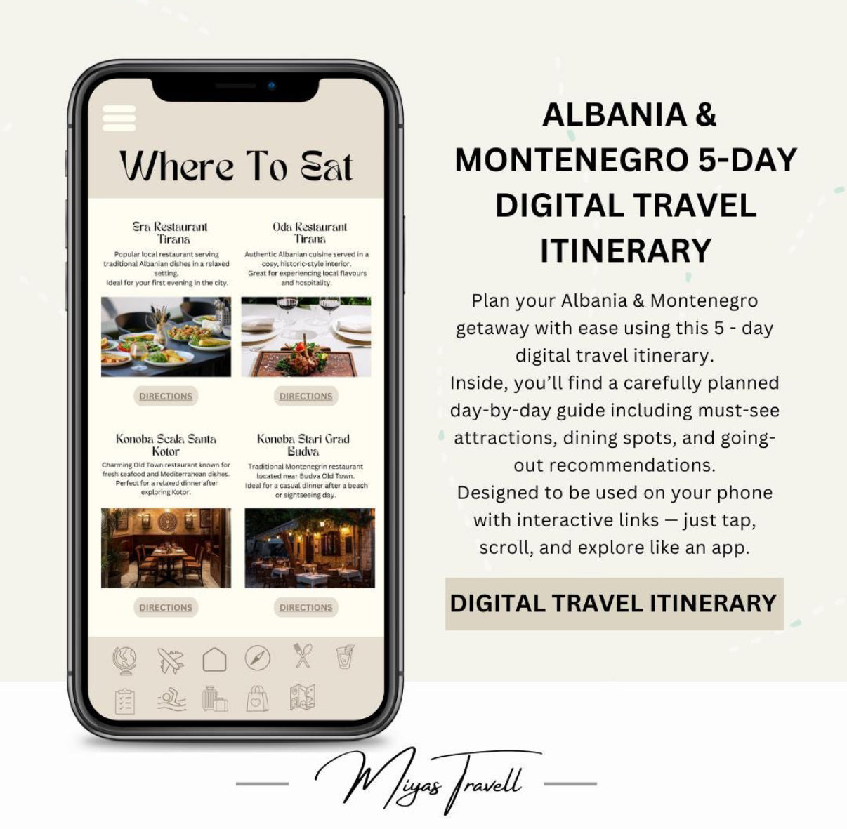 5 Day Albania & Montenegro Digital Travel Itinerary