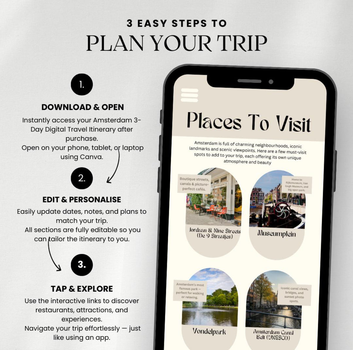 3 Day Amsterdam Itinerary