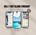 7 Day Bali Digital Travel Itinerary