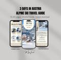 3 Day Austria Ski Trip Digital Travel Itinerary