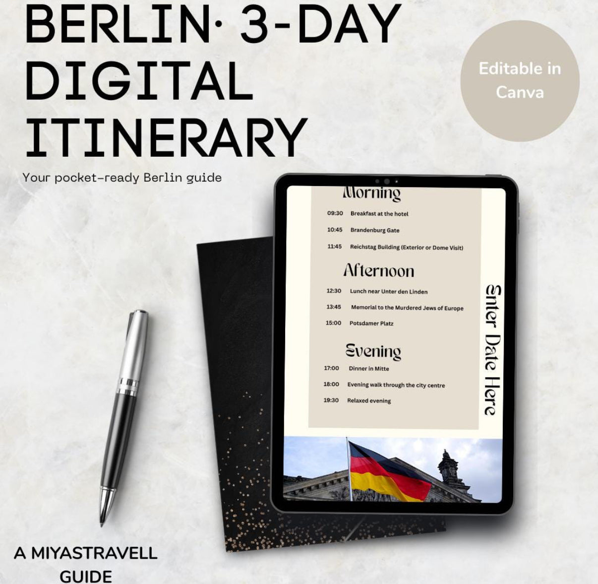 3 Day Berlin Digital Travel Itinerary