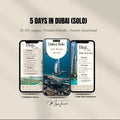 5 Day Dubai Solo Digital Travel Itinerary