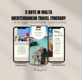 5 Day Malta Digital Travel Itinerary
