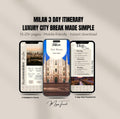 3 Day Milan Digital Travel Itinerary