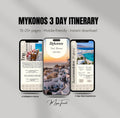 3 Day Mykonos Digital Travel Itinerary