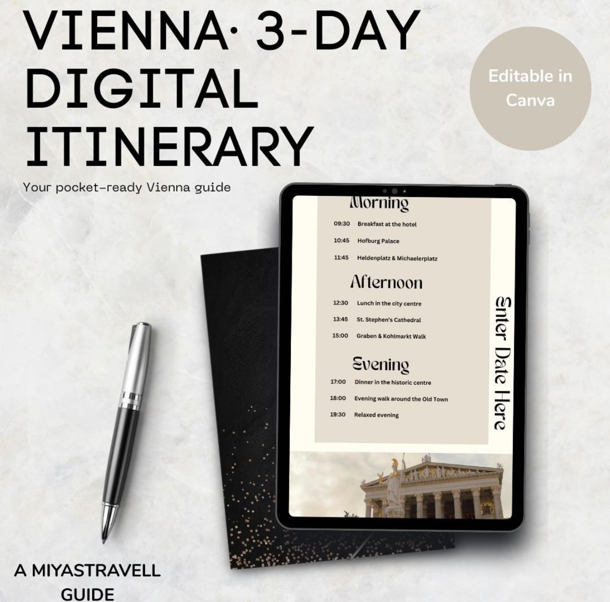 3 Day Vienna Digital Travel Itinerary